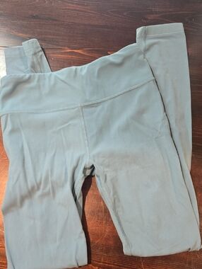 Athleta Girl High Rise Powervita Chit Chat Tight - Sage Blue